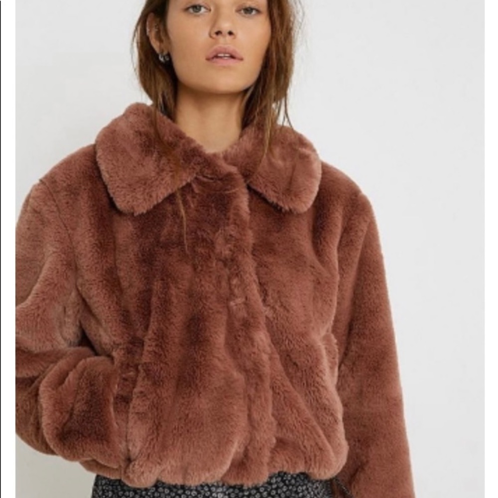 Urban Outfitters Faux Fur Coat NWT